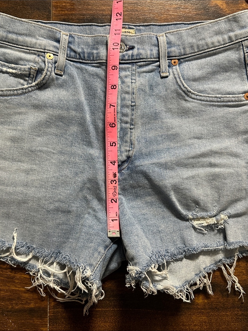 👖 Citizens of Humanity Marlowe Seltzer Premium Vintage Shorts Sz 27 ✨ - Picture 10 of 12